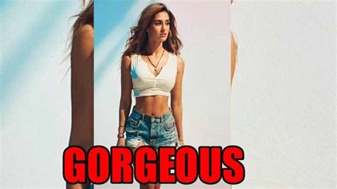 Stunning Disha Patani Looks Gorgeous In Latest Hot Denim Shorts