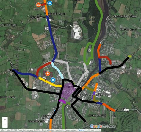 Ballina Map