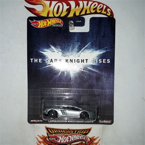 Jual Amc Shop Hot Wheels Batman Lamborghini Aventador Dark Knight Rises Ban Karet Terlengkap