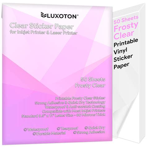 clear printable paper 1