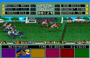 Neck-n-Neck, Arcade Video game by Bundra Games Corp.(1992)