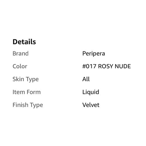 Peripera Makeup Nib Peripera Ink The Velvet Lip Tint In Rosy Nude Opened But Never Used