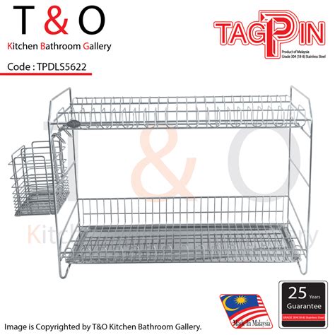 Tier Free Standing Dish Rack With Spoon And Fork Holder T O Kitchen