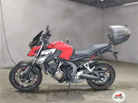 Купить б у Honda CB 650F инжектор 6 передач в Москве красный naked bike 2017 года на Авто ру ID