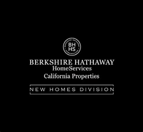 New Homes Division Berkshire Hathaway Homeservices California Properties