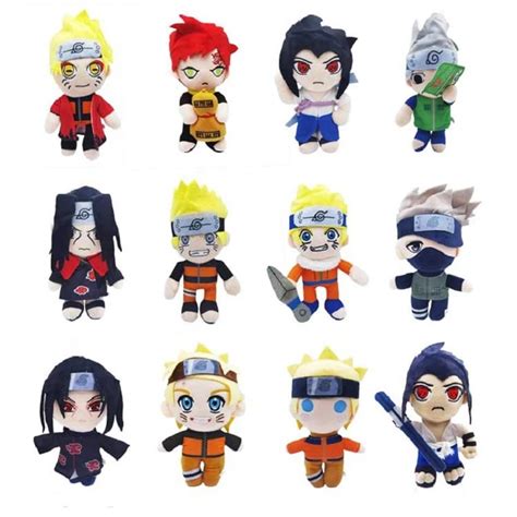 Pelúcia Naruto Coleção Raridade Sasuke Kakashi Itachi Gaara Boruto