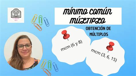 MÍmino ComÚn MÚltiplo SÚper FÁcil Para Principiantes Youtube