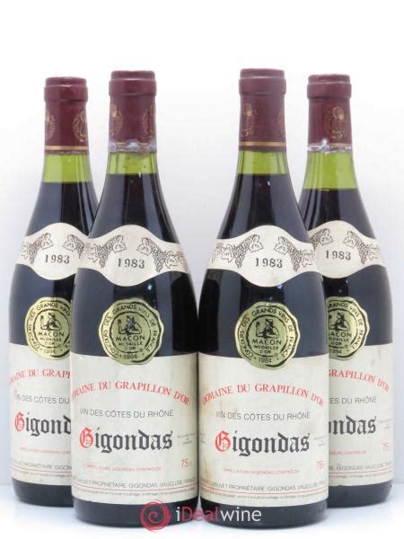 Acheter Gigondas Domaine Du Grapillon D Or Lot B