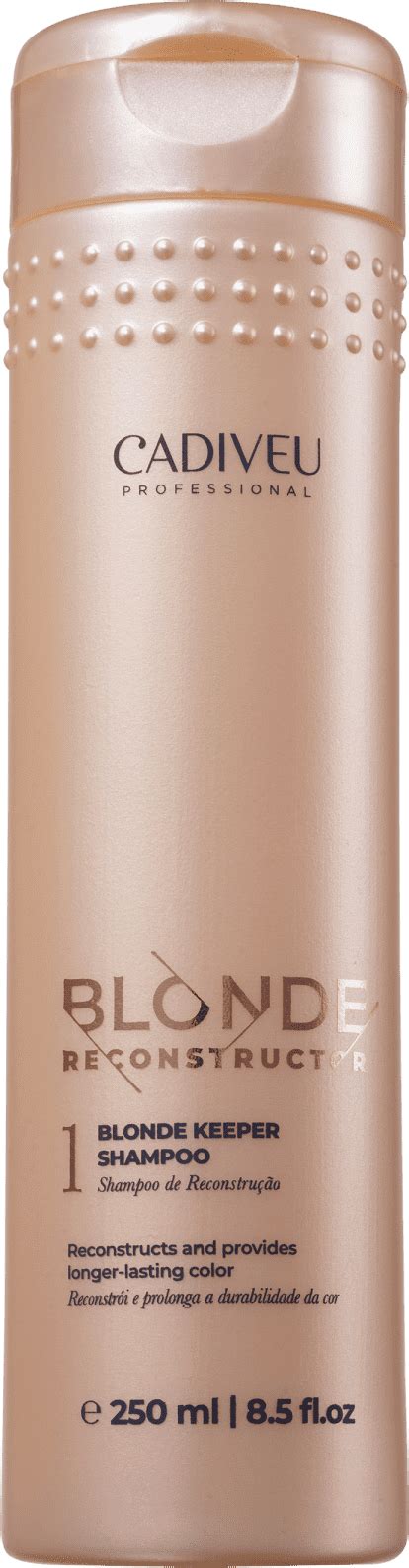 Shampoo Cadiveu Blonde Reconstrutor Keeper Beleza Na Web