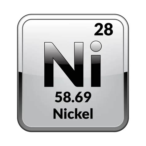 Periodic table nickel element Imágenes Vectoriales, Ilustraciones ...