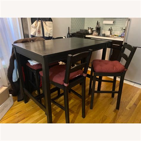 Ikea Tall Dining Room Table With Chairs Aptdeco