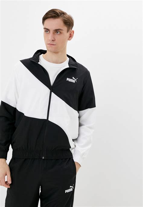 Костюм спортивный PUMA PUMA POWER Woven Tracksuit cl PUMA Black цвет