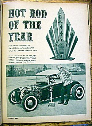 Hot Rod Magazine August How To Tune Drags