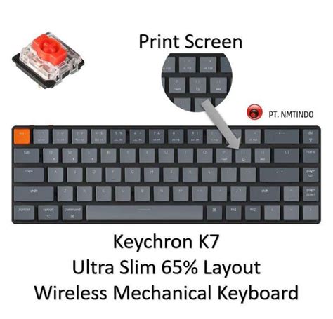 Jual Keychron K Layout Hot Swappable Rgb Backlight Gateron Switch Brown Switch Di Seller
