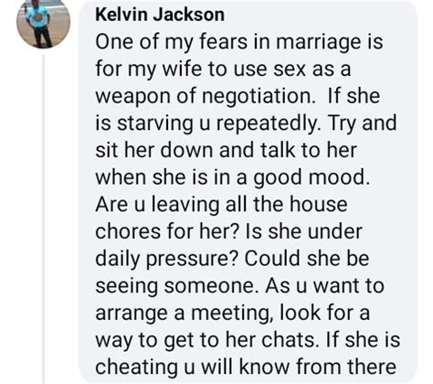 My Wife Pretends To Be Sick Whenever I Ask For Sex Man Laments