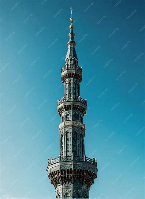 Premium Photo Eid Mubarak The Mina Tower In The Center Of The City