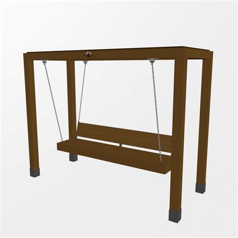 Уличная скамейка-качели VikingWood C3