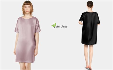 Pure Silk Nighties with Sleeves | ElleSilk