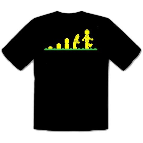 Lego Evolution Fun Schwarze T Shirt 033