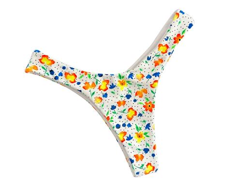 Retro Cheeky Bikini Bottom Skimpy Surf Thong Laguna Bikini Bottom