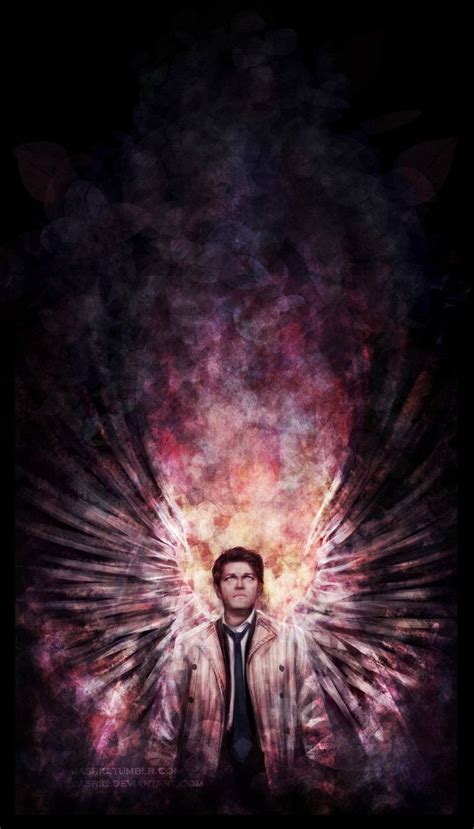Supernatural Fanart Castiel Supernatural Wallpaper Castiel