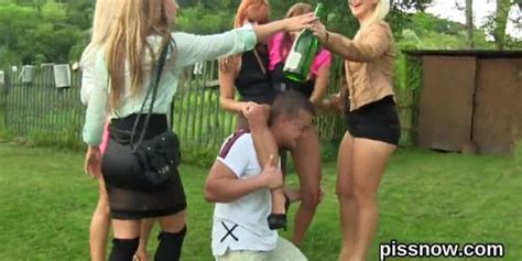 Staggered Beauty In Lingerie Is Geeting Pissed On And Penetrated Tnaflix