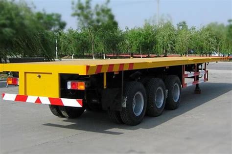 Flatbed Semi Trailer Container Trailer Dtg Trailer