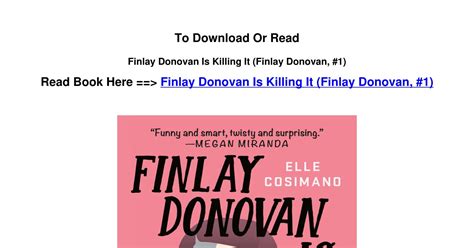 EPUB DOWNLOAD Finlay Donovan Is Killing It Finlay Donovan 1 BY Elle