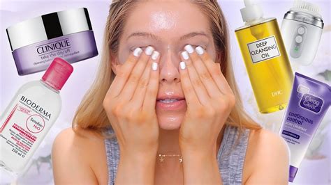 Get Unready With Me How I Remove Makeup Cleanse My Skin Youtube