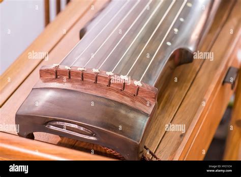 traditional chinese musical instrument name guqin or ku-ch'in zither ...