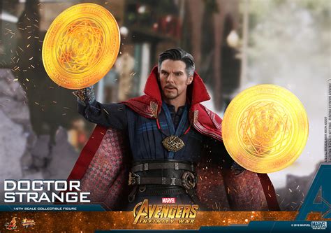 超多魔法特效件真的High 爆拉 Hot Toys MMS484 復仇者聯盟3無限之戰奇異博士 Doctor Strange 1 6 比例人偶作品