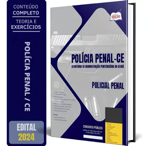 Apostila Polícia Penal Ce 2024 Policial Penal Mercadolivre