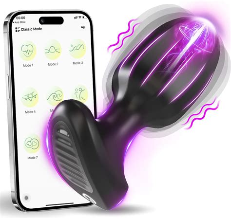 Amazon Anal Plug Vibrators Sex Toys APP Remote Control Prostate Massager With 9 Intense