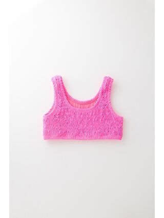 K Z Ocuk Pembe Renkli Gipe Detayl Bikini Tak M S Lcw