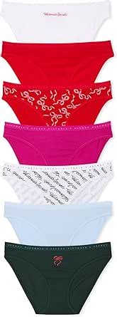 Victoria S Secret 7 Pack Stretch Cotton Bikini Panties At Amazon Womens Clothing Store