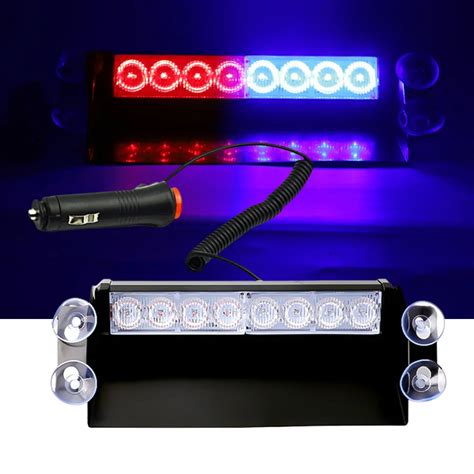 Lumi Re Led Stroboscopique De Voiture Avec Ventouse Lumi Re D Urgence