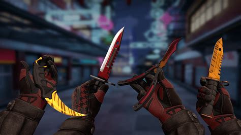 CS GO Scarlet Shamagh Knife Combos The Perfect Red Budget Gloves