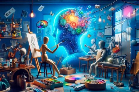 Premium AI Image | The Creative Mind Unleashed