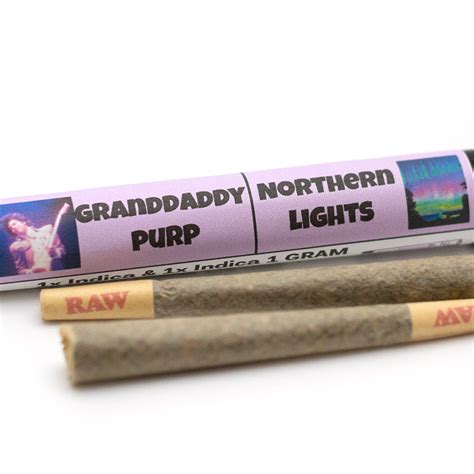 Terpy T's Pre-Roll Delta 8 THC Northern Lights & Grandaddy Purp • Dama ...