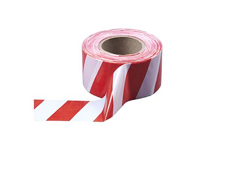 Лента оградительная красно-белая: предупреждающая бело-красного цвета ...