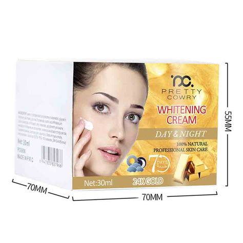 Pretty Cowry Anti-Aging Whitening Cream Day & Night 24k Gold | Ruperhat.com