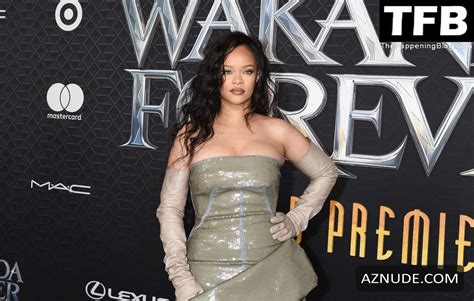 Rihanna Sexy Seen Flaunting Her Hot Figure At The Black Panther Wakanda Forever Premiere In Los