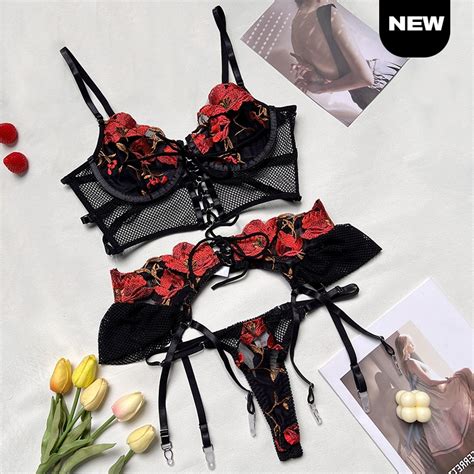 Ellolace Sexy Er Tica Lingerie Bandagem De Suti Transparente Lingerie Plissada Sexo Liga