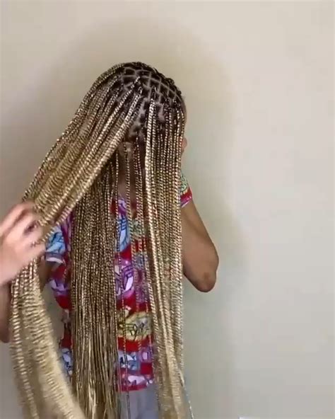 Blonde Knotless Braided Lace Front Blonde Wig Artofit