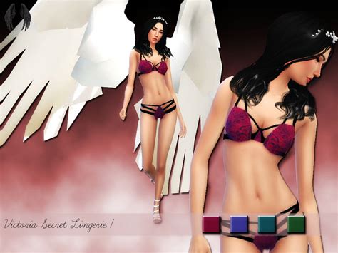 The Sims Resource Victoria Secret Lingerie Set