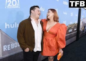 Rachel Bloom Sexy Seen Flaunting Her Hot Tits At The Reboot Premiere In La Aznude