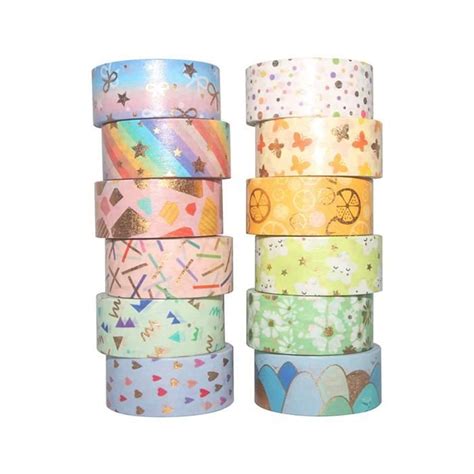 Fyfjur Washi Tape Tape Pastel Japonais En Washi Washi Tape Ruban