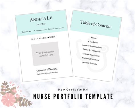 Nursing Portfolio Template