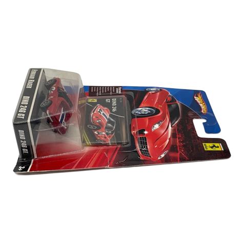 HOT WHEELS ホットウィールズ ミニカー FERRARI DINO GT レッドブルー Hot Wheels FERRARI RACER