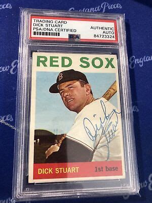 Dick Stuart PSA DNA Signed 1964 Topps Autograph Red Sox EBay